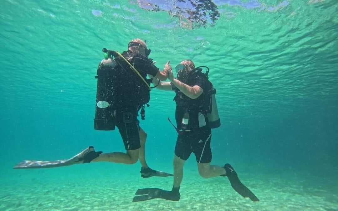 Een laatste duik met mijn vader, erelid Fred van Steenoven